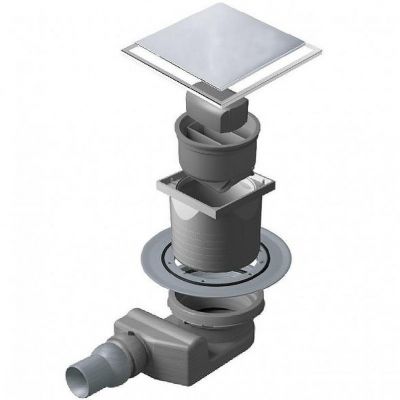 Душевой трап Pestan Confluo Standard 13702565 с двухсторонней решеткой Хром глянцевый / полая под плитку