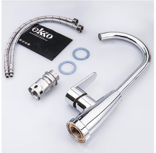 Смеситель для кухни Ekko E40057 цвет Хром