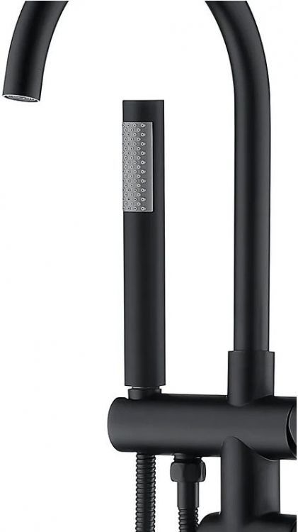 Смеситель для ванны Grocenberg GB900BL Черный матовый Смеситель для ванны Grocenberg GB900BL Черный матовый