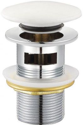 Донный клапан Cezares Czr CZR-SAT7-Bi click-clack Белый