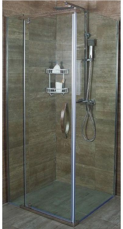 Душевой уголок Alex Baitler 90х90 AB214-90 профиль Хром стекло прозрачное Душевой уголок Alex Baitler 90х90 AB214-90 профиль Хром стекло прозрачное