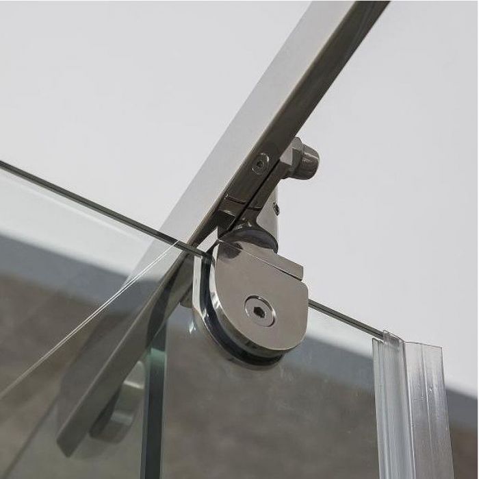 Душевой уголок Alex Baitler 90х90 AB214-90 профиль Хром стекло прозрачное