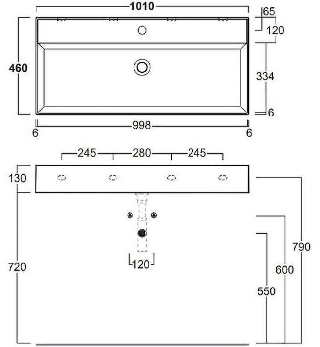 Раковина Simas 101 AG101 bi*1 Белая