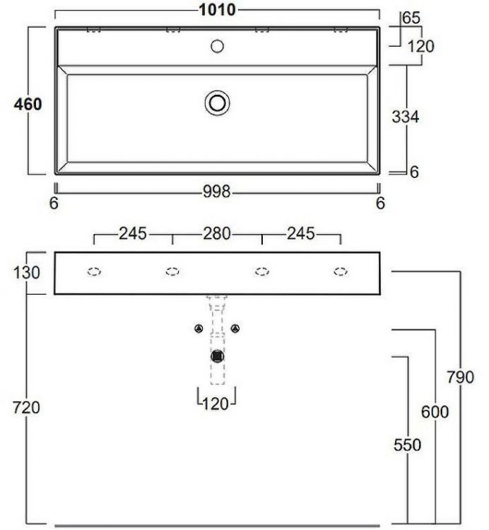 Раковина Simas 101 AG101 bi*1 Белая