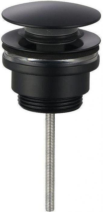Донный клапан AQUAme AQM7003MB click-clack Черный матовый