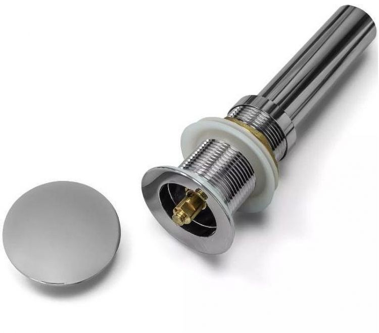 Донный клапан Comforty DK-01CH 00-00018884 click-clack Хром