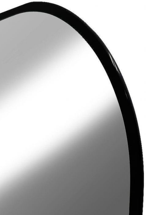 Зеркало Reflexion Black View 500х700 RF4001BV с подсветкой Черное с бесконтактным выключателем, диммером и часами