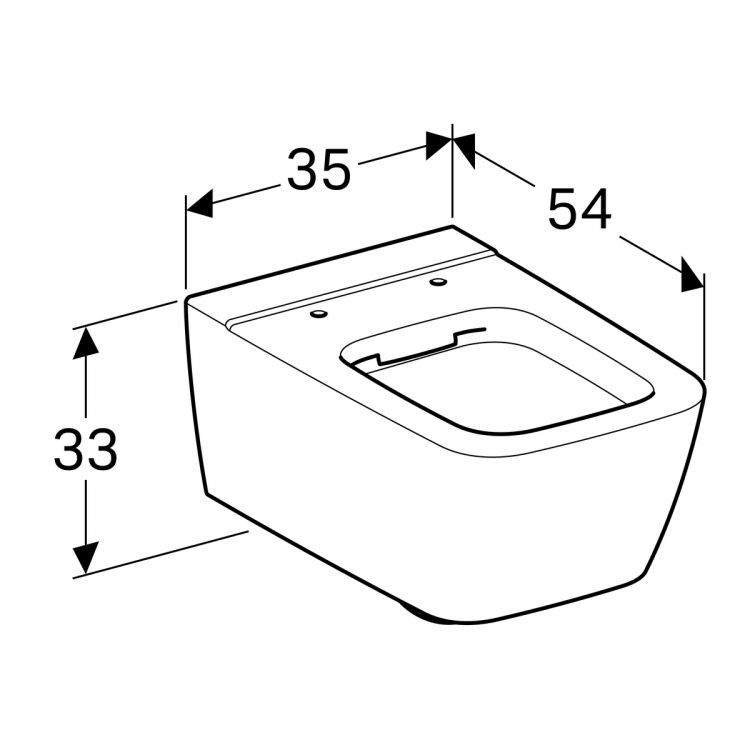 Унитаз подвесной Geberit it!, 201950000 Унитаз подвесной Geberit it!, 201950000