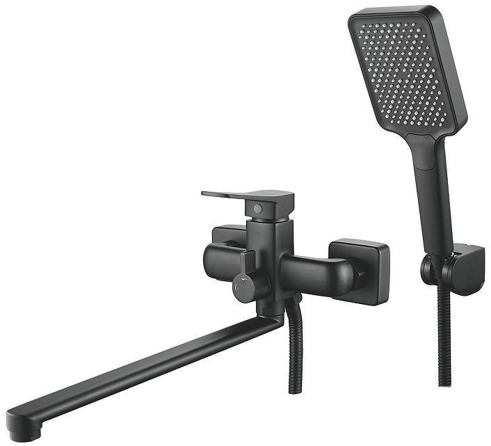 Смеситель для ванны Shevanik S9922H универсальный цвет Черный Смеситель для ванны Shevanik S9922H универсальный цвет Черный