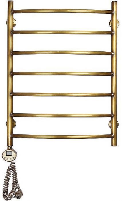 Электрический полотенцесушитель Domoterm Калипсо П7 500x700 АБР EL Античная бронза