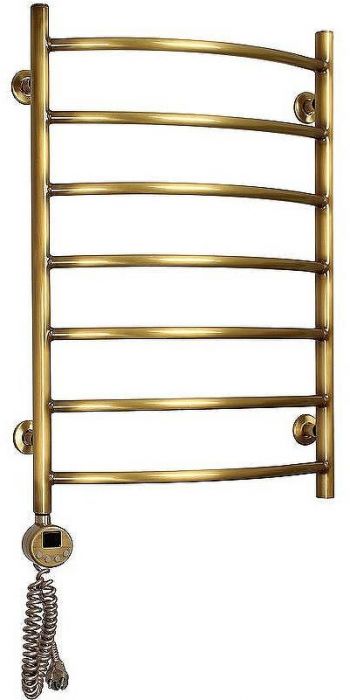 Электрический полотенцесушитель Domoterm Калипсо П7 500x700 АБР EL Античная бронза