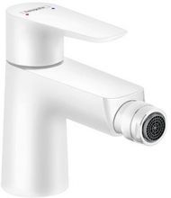 Hansgrohe Talis E Смеситель для биде на 1 отв, с донным клапаном, излив 116мм, цвет: белый матовый