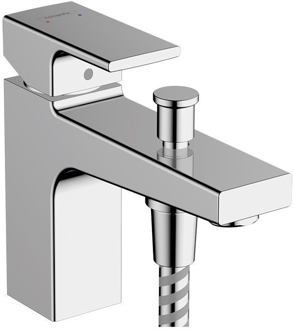 Hansgrohe Vernis Shape Hansgrohe Vernis Blend Смеситель для ванны, на 1 отв., с ручным душем, цвет: хром
