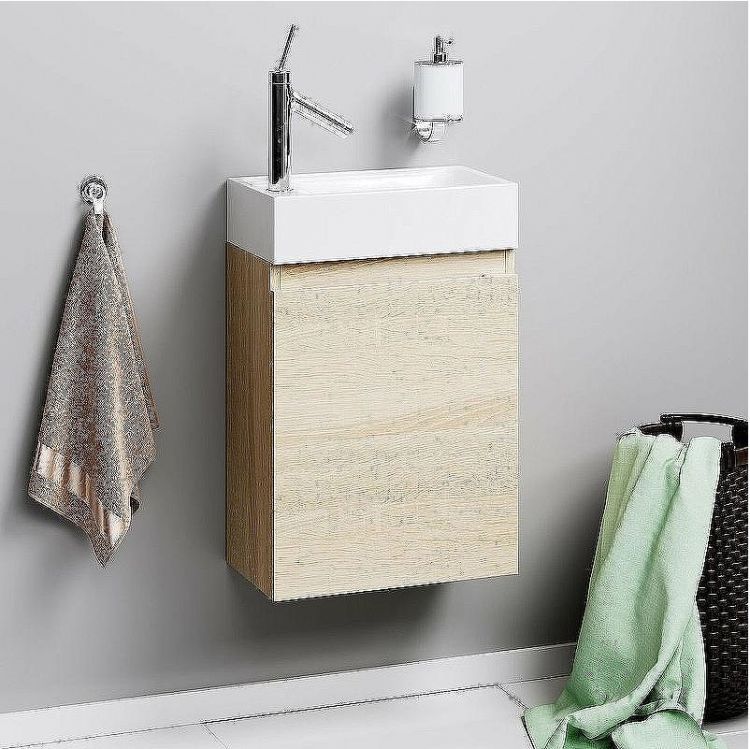 Тумба под раковину Aqwella Леон 40 Ln-MP.01.04/DS подвесная Дуб сонома Тумба под раковину Aqwella Леон 40 Ln-MP.01.04/DS подвесная Дуб сонома