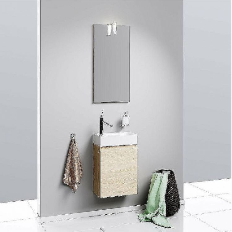 Тумба под раковину Aqwella Леон 40 Ln-MP.01.04/DS подвесная Дуб сонома Тумба под раковину Aqwella Леон 40 Ln-MP.01.04/DS подвесная Дуб сонома