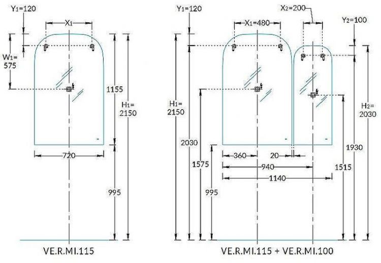 Зеркало Kerama Marazzi Vetrata 72 VE.R.mi.115\WHT с подсветкой с сенсорным выключателем и подогревом