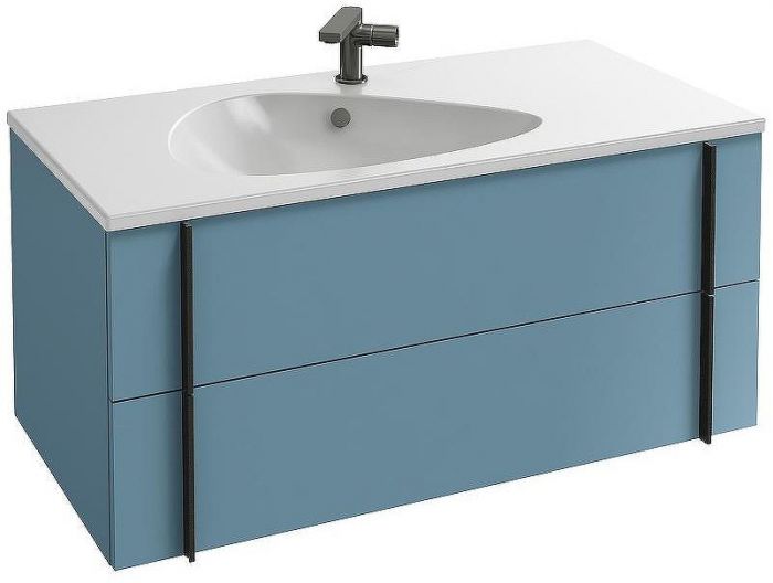 Тумба под раковину Jacob Delafon Nouvelle Vague 100 EB3032-G91 подвесная Аквамарин