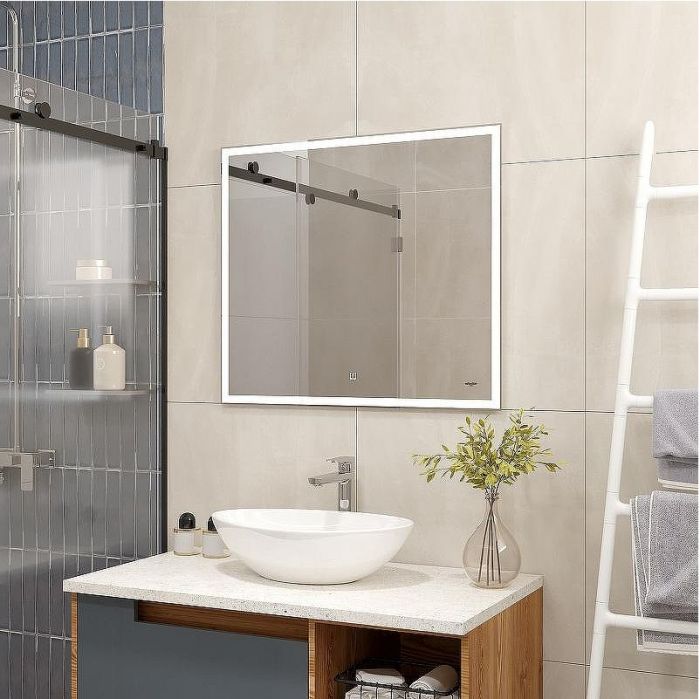 Зеркало Reflexion Boost 800x700 RF5836BT с подсветкой с сенсорным выключателем и диммером