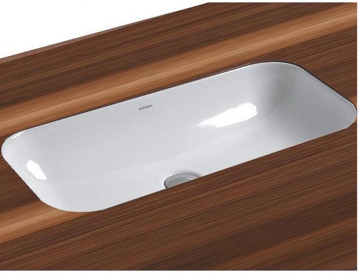 Раковина Azzurra Glaze 69 GLLT06938000BI (GLZ 69x38/SP bi) Белая