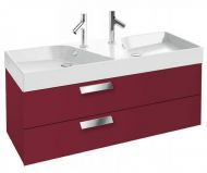 Тумба под раковину Jacob Delafon Rythmik 120 см EB1305-R3 малиновый лак