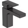 Hansgrohe Vernis Shap Смеситель для раковины, излив 100 мм, цвет: матовый черный