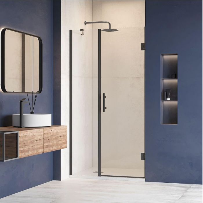 Душевая дверь RGW Hotel HO-012-B 90 350601209-14 профиль Черный стекло прозрачное