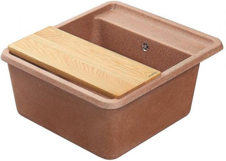 Кухонная мойка Aquaton Беллис 57 1A724932BS270 Терракот Кухонная мойка Aquaton Беллис 57 1A724932BS270 Терракот