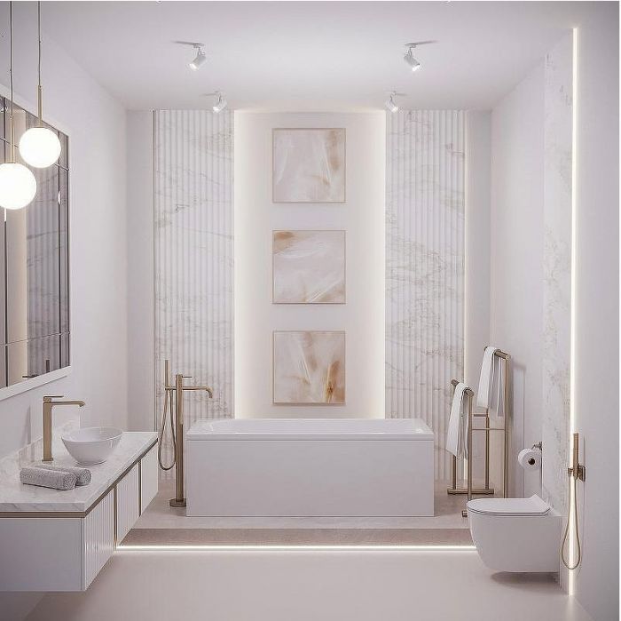 Акриловая ванна Corpa Nera Francesca 170x75 CN05017WH без гидромассажа