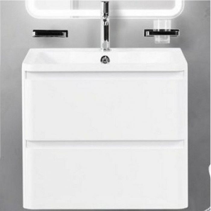 Тумба под раковину BelBagno ALBANO-600-2C-SO-BL подвесная Bianco Lucido