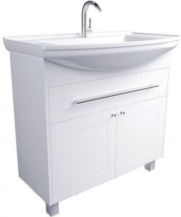 Тумба под раковину 1MarKa Lina Classic New 85Н У94494 Белый глянец