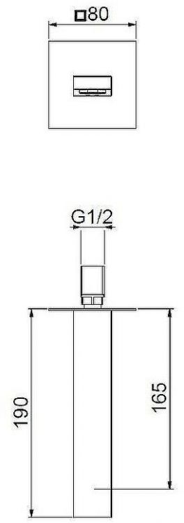 Излив для смесителя Webert AC0327015 Хром