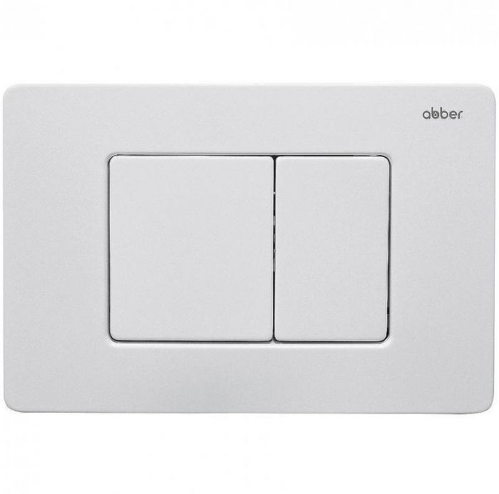 Клавиша смыва Abber AC0120MW Белая матовая