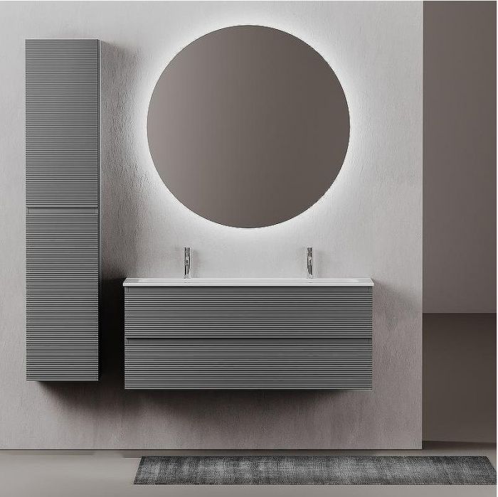 Тумба под раковину Sancos Folk 120 FL120GS подвесная Grey soft