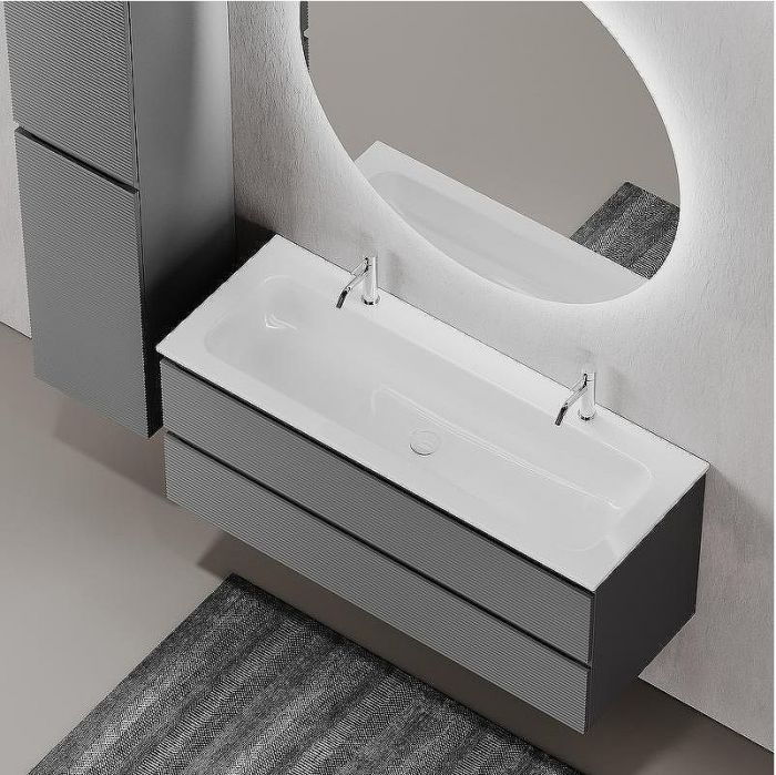 Тумба под раковину Sancos Folk 120 FL120GS подвесная Grey soft