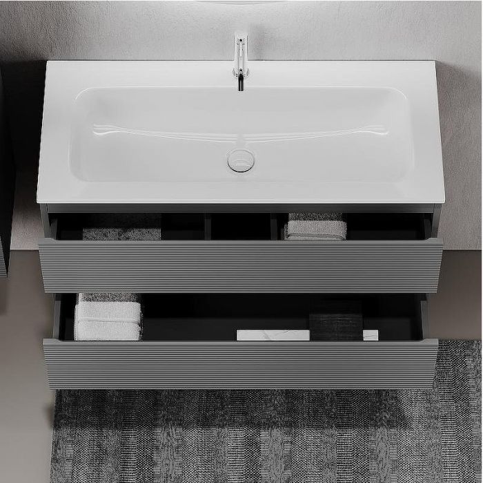 Тумба под раковину Sancos Folk 120 FL120GS подвесная Grey soft