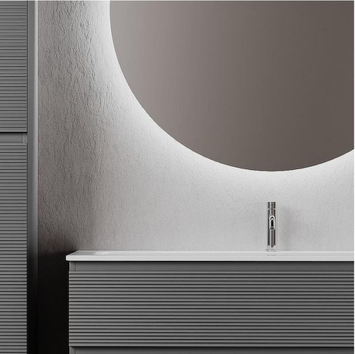Тумба под раковину Sancos Folk 120 FL120GS подвесная Grey soft