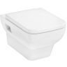 Hansgrohe CreekTide Q Унитаз подвесной 540х360, безободковый, с сиденьем и фиксатором крышки, цвет: белый