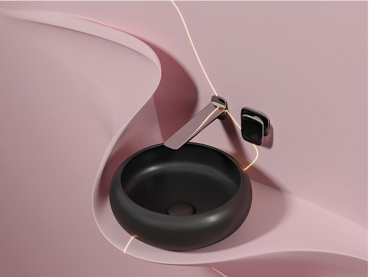 Умывальник CERAMICANOVA Element чаша накладная круглая 360 мм (цвет Чёрный Матовый) CN6050MB Умывальник CERAMICANOVA Element чаша накладная круглая 360 мм (цвет Чёрный Матовый) CN6050MB