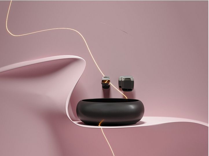 Умывальник CERAMICANOVA Element чаша накладная круглая 360 мм (цвет Чёрный Матовый) CN6050MB Умывальник CERAMICANOVA Element чаша накладная круглая 360 мм (цвет Чёрный Матовый) CN6050MB