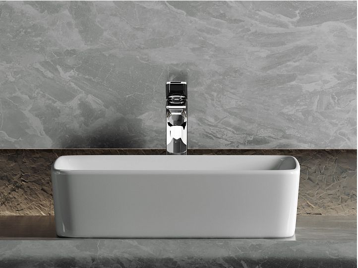 Умывальник CERAMICANOVA Element чаша накладная прямоугольная CN6037
