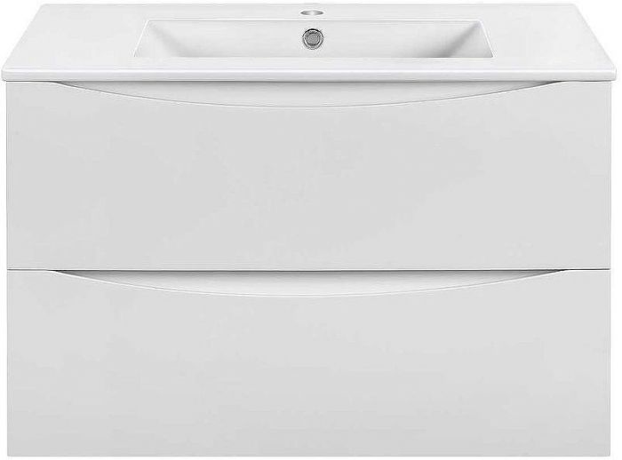 Тумба под раковину Vincea Mia Slim 80 VMC-2MC800S1GW подвесная G.White