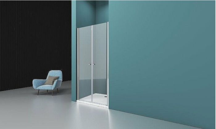 Душевая дверь BelBagno Etna 170 ETNA-B-2-170-C-Cr профиль Хром стекло прозрачное