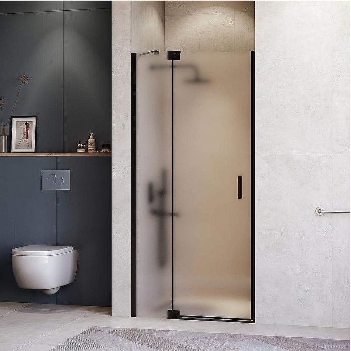 Душевая дверь RGW Hotel HO-014-B 90 350601409-24 профиль Черный стекло матовое