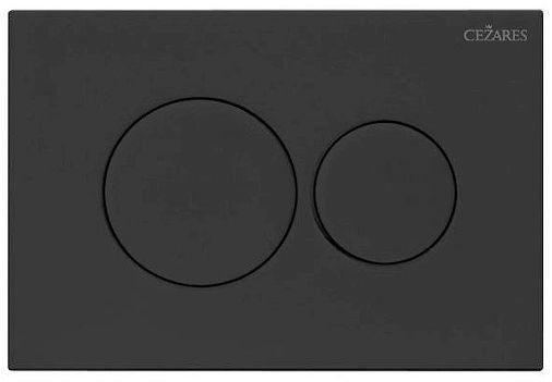 Клавиша смыва Cezares Pneumatic PN1-BTN-NOP цвет Черный матовый