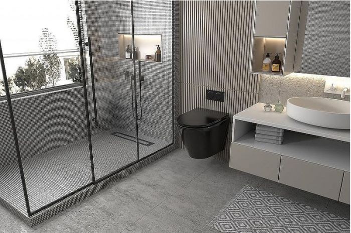 Унитаз Abber Bequem AC1102MB подвесной Черный матовый с сиденьем Микролифт