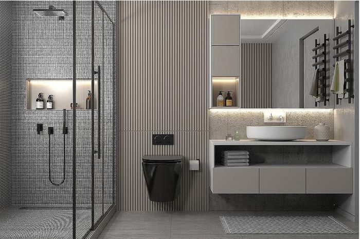 Унитаз Abber Bequem AC1102MB подвесной Черный матовый с сиденьем Микролифт