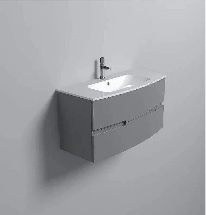 Тумба под раковину Jacob Delafon Nona 100 EB1889RU-442 подвесная Серый антрацит