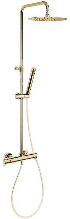 Душевая система Ramonsoler Alexia 365402RM250OC с термостатом Золото брашированное