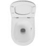 Комплект унитаза Owl 1975 Vind Cirkel-H TOWLT190302 с инсталляцией Grohe Rapid SL 38811KF0 с сиденьем Микролифт и Черной матовой клавишей смыва