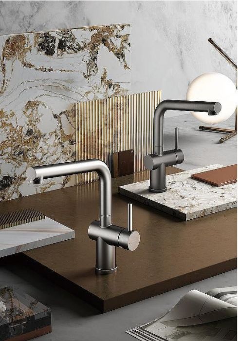 Смеситель для кухни Splenka S205.40.06 Черный матовый